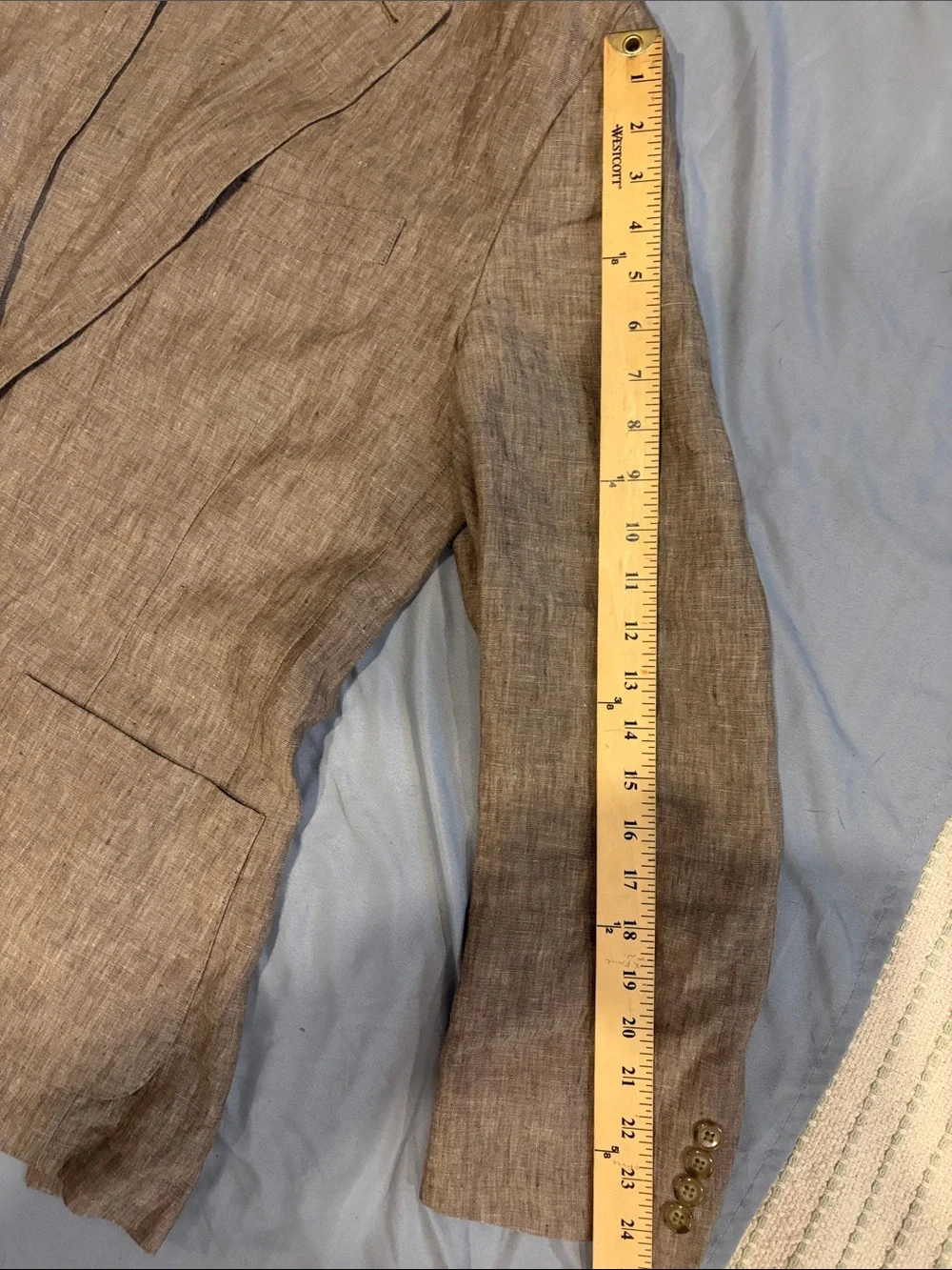 J. Crew Men's Ludlow Linen Tan Sport Coat slim fit